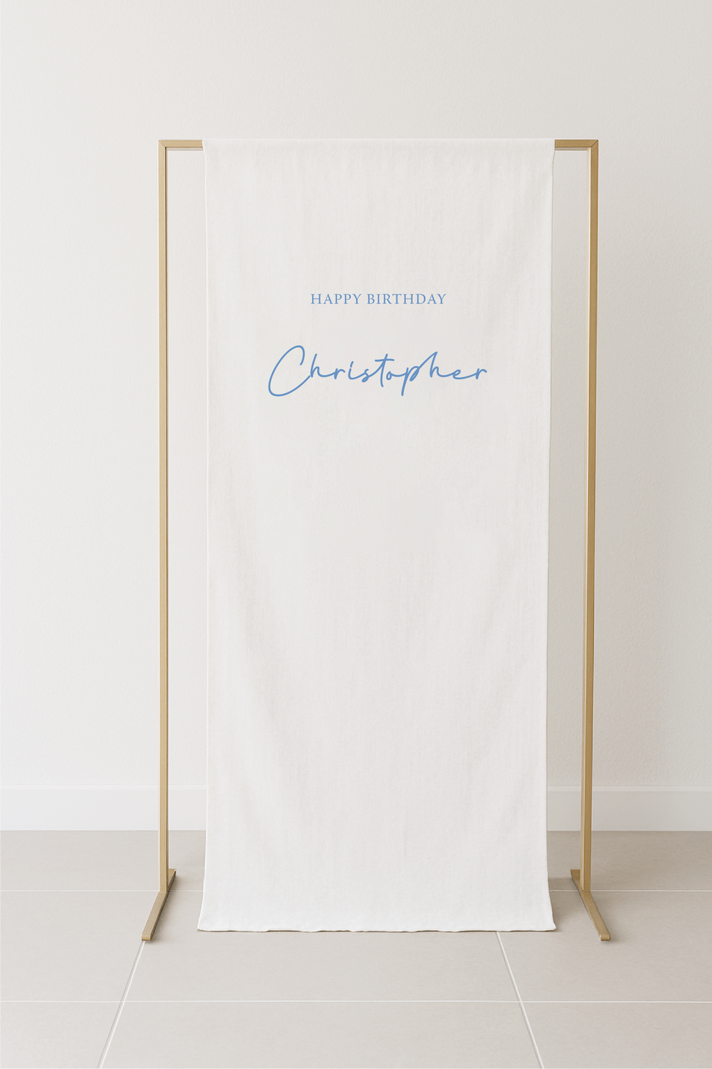 Classic Birthday Fabric Signage