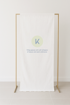 Classic Business Logo Fabric Signage