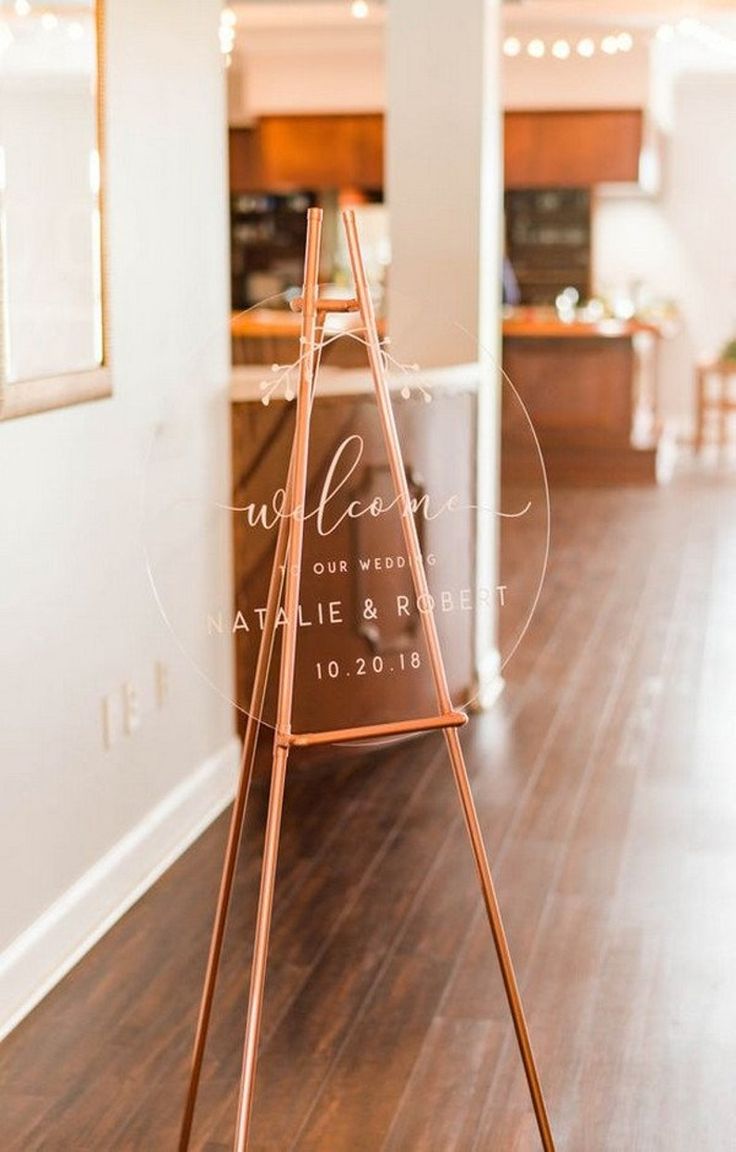 Circle Wedding Welcome Signage