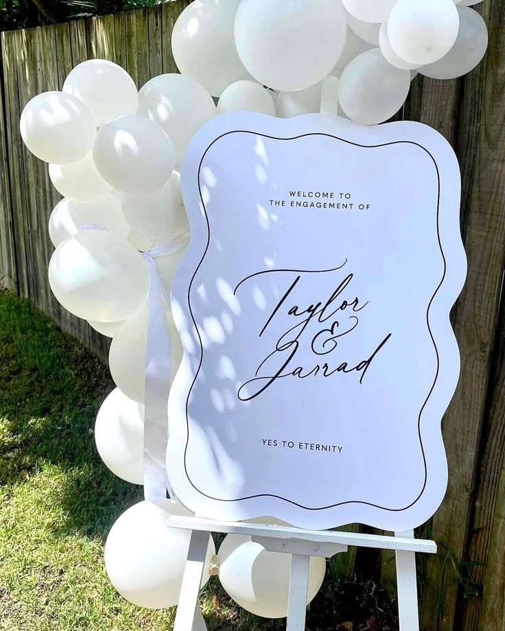 Custom Wedding Welcome Signage