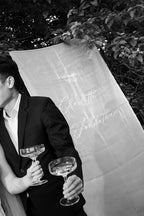 Chiffon Wedding Welcome Signage