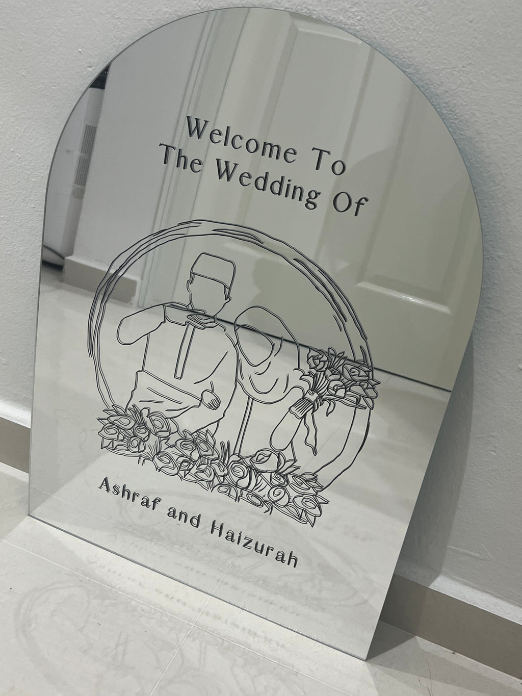 Acrylic Wedding Welcome Signage