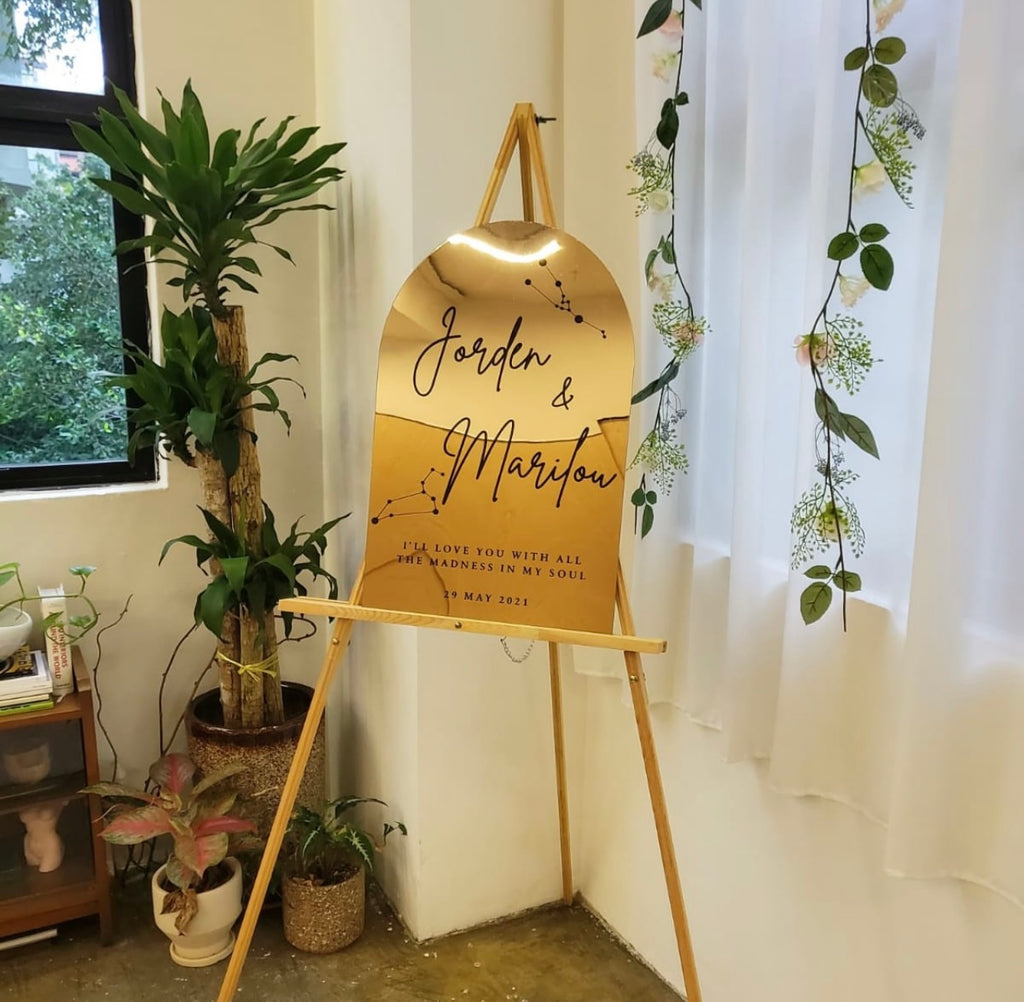 Acrylic Wedding Welcome Signage