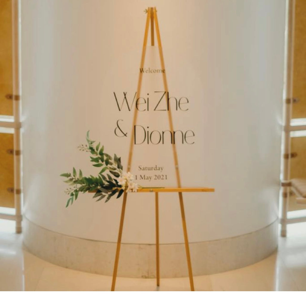 Acrylic Wedding Welcome Signage