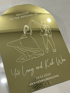 Acrylic Wedding Welcome Signage
