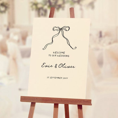 Rectangle Wedding Welcome Signage