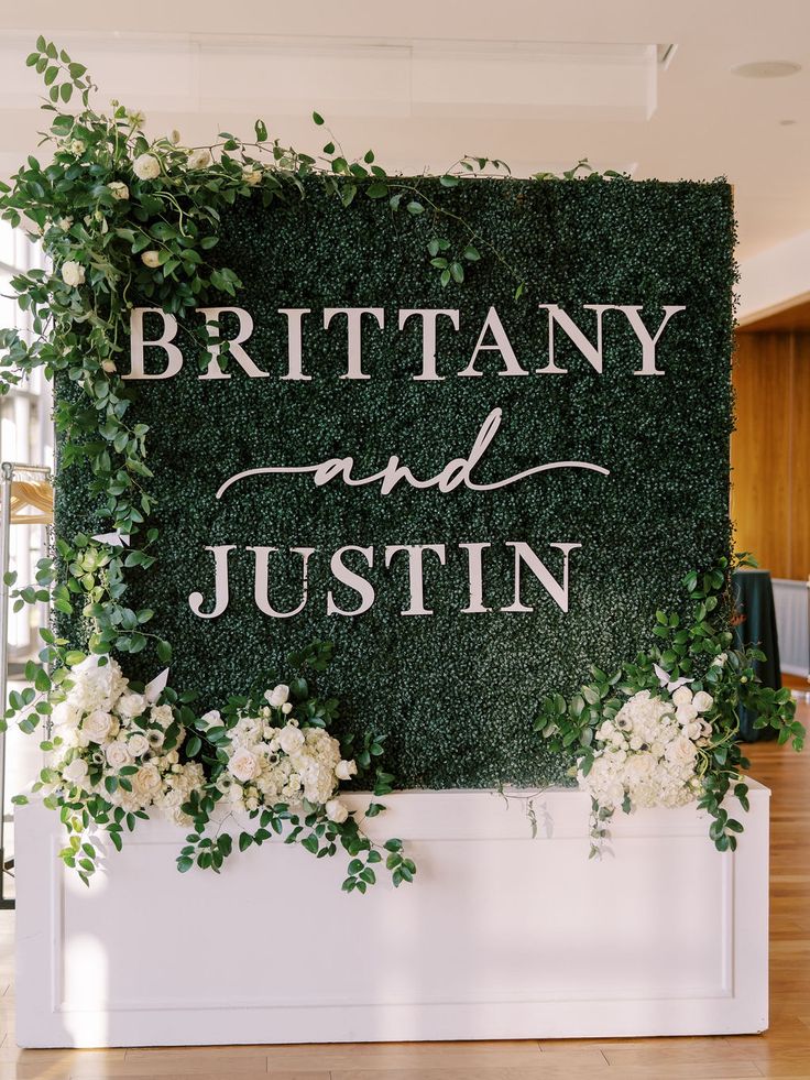Wedding Backdrop Signage
