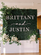 Wedding Backdrop Signage